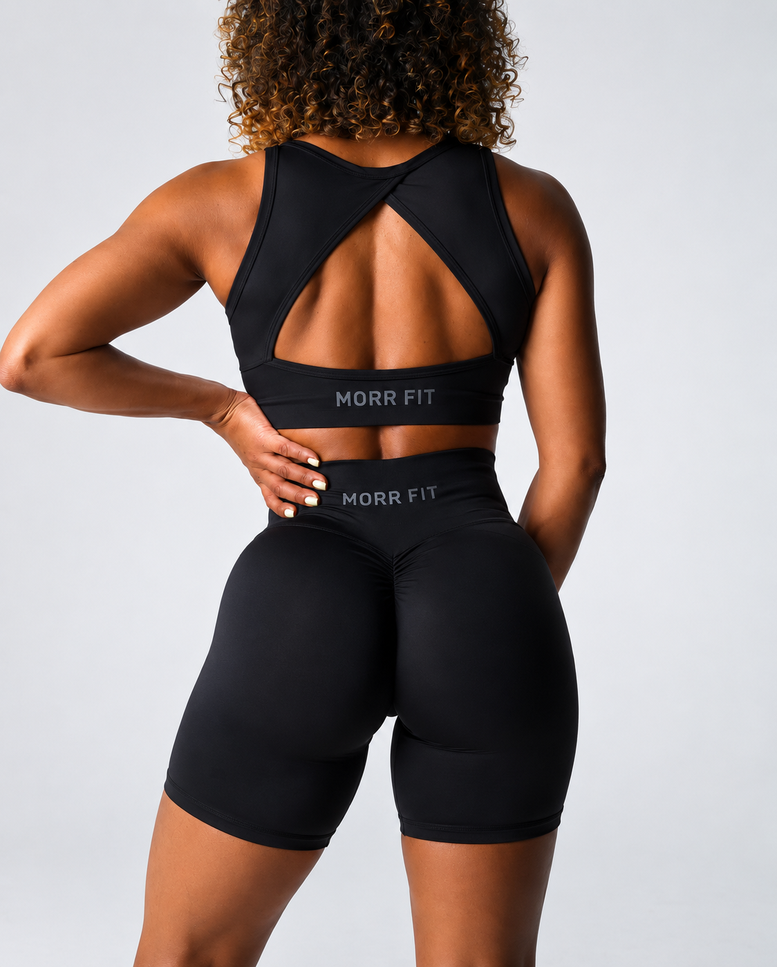 High-waist scrunch shorts (preorder) June 13th